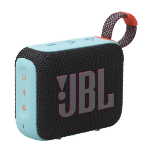 JBL Go 4 - Black and Orange - Ultra-Portable Bluetooth Speaker - Hero